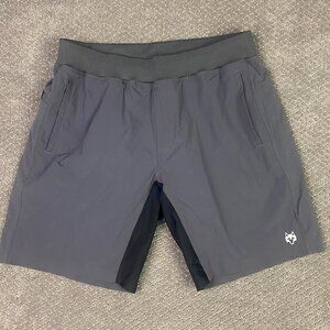 Greyson Fulton Shorts Men's XL Gray Workout Gym running Athletic Athleisure